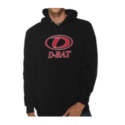 1 - Many SKUs repeated - D-BAT Hoodie Black/Red